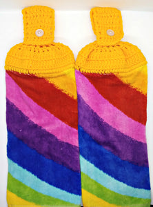 Rainbow Hanging Kitchen Towel Set