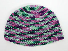 Load image into Gallery viewer, Toddler Fantasy Color Teal Greens Purple Basic Winter Beanie